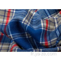 Tissu à carreaux en laine / nylon pour le costume de pardessus